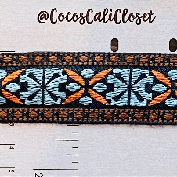 Boho Embroidered Mayan Style Adjustable Friendship Bracelet NWT - Picture 11 of 13
